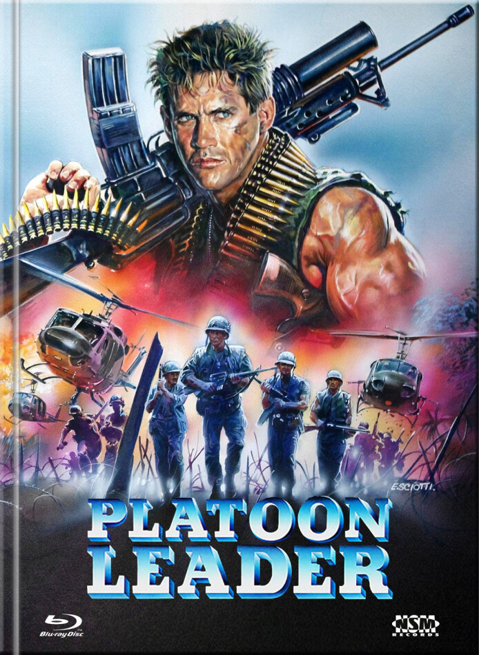 Platoon Leader (1988) Cover A, Limited Edition, Mediabook, Blu-ray + DVD
