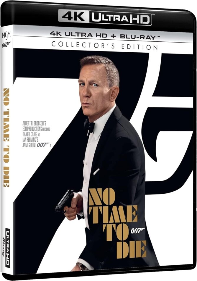 James Bond: No Time To Die (2021) Collector's Edition, 4K Ultra HD + Blu-ray