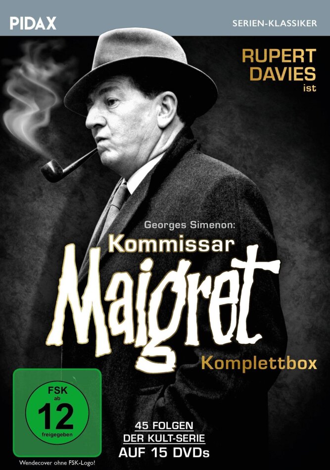 Kommissar Maigret - Komplettbox Pidax-Filmklassiker, 15 DVD
