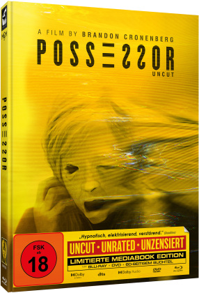 Possessor (2020) (Uncensored, Limited Edition, Mediabook, Uncut, Unrated, Blu-ray + DVD)