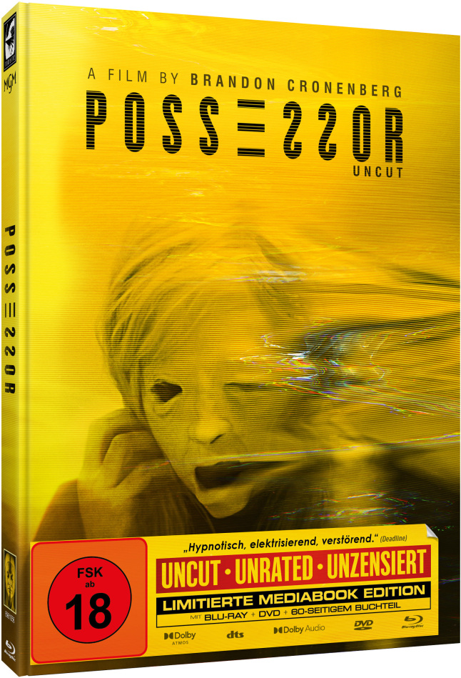 Possessor (2020) Non Censurée, Édition Limitée, Mediabook, Uncut, Unrated, Blu-ray + DVD