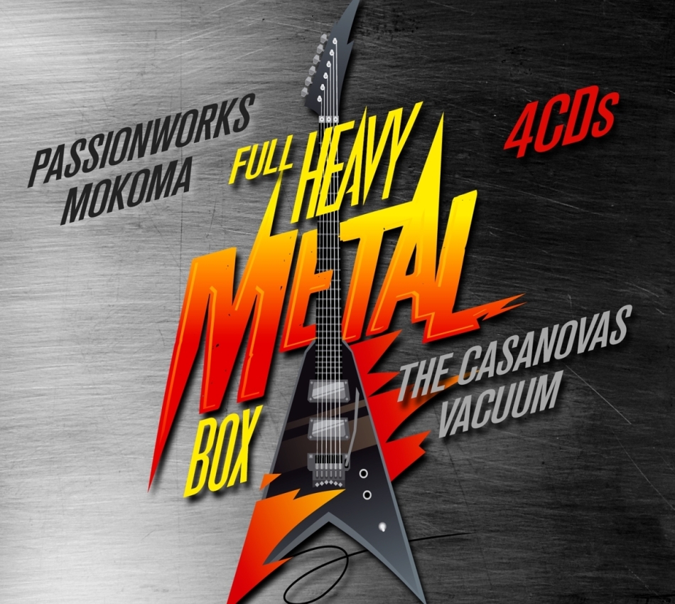 Full Heavy Metal Box - Smaxone: Red Album / Fyredogs: Hellfyre Rock'N'Roll / Victory: Don't Talk Science 4 CDs