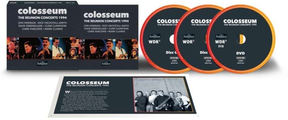 Colosseum - Reunion Concerts 1994 - Talking Elephant 2 CDs + DVD
