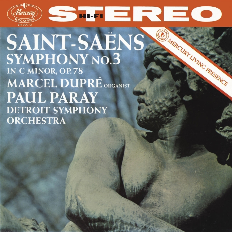 Marcel Dupre, Detroit Symphony Orchestra, Paul Paray (1886-1979) & Camille Saint-Saëns (1835-1921) - Symphony No. 3 - Organ Symphony Decca, LP
