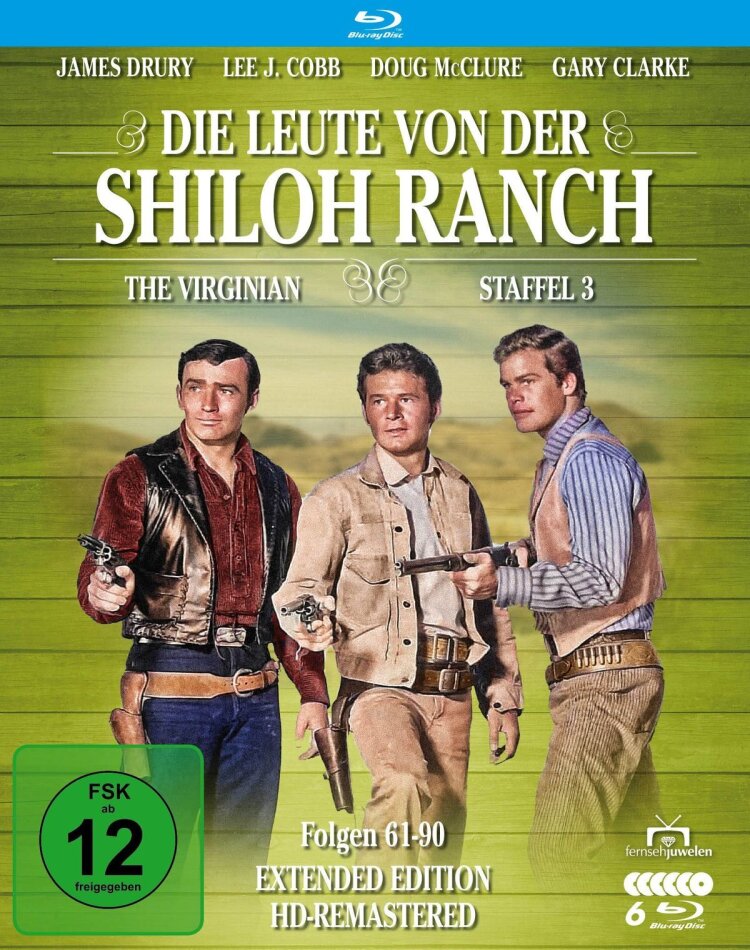 Die Leute von der Shiloh Ranch - Staffel 3 Extended Edition, Remastered, 6 Blu-rays