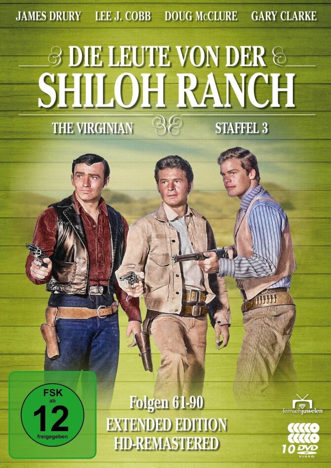 Die Leute von der Shiloh Ranch - Staffel 3 Extended Edition, Remastered, 10 DVDs