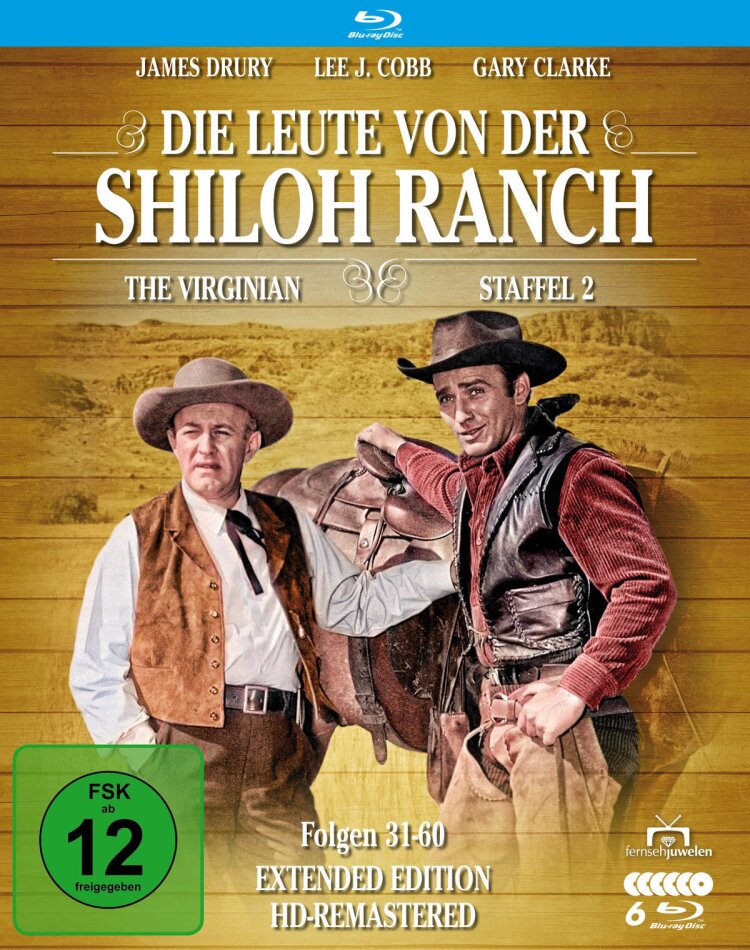 Die Leute von der Shiloh Ranch - Staffel 2 Extended Edition, Remastered, 5 Blu-rays