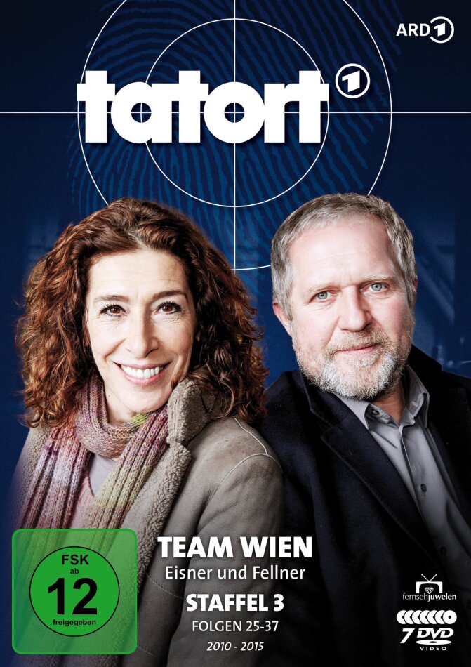Tatort - Team Wien - Eisner und Kollegen - Staffel 3 - Folgen 25-37 7 DVD