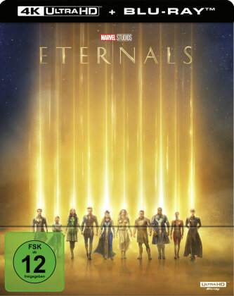 Eternals (2021) (Limited Edition, Steelbook, 4K Ultra HD + Blu-ray)
