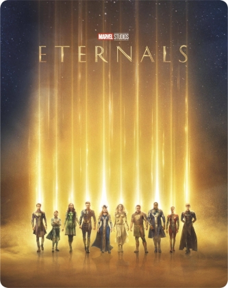 Eternals - Les &Eacute;ternels (2021) (&Eacute;dition Limit&eacute;e, Steelbook, 4K Ultra HD + Blu-ray)
