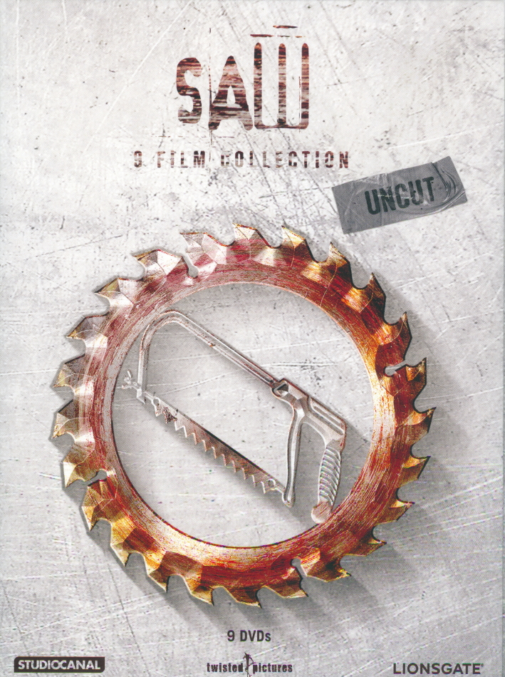 Saw 1-9 - 9 Film Collection Uncut, 9 DVDs
