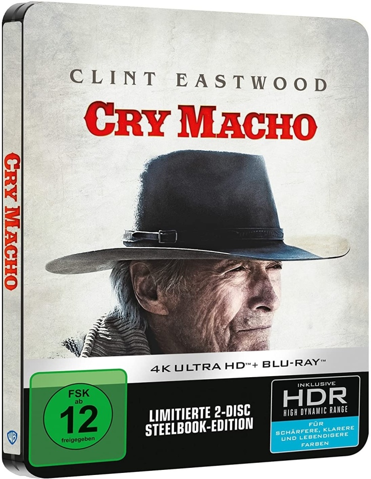 Cry Macho (2021) Édition Limitée, Steelbook, 4K Ultra HD + Blu-ray