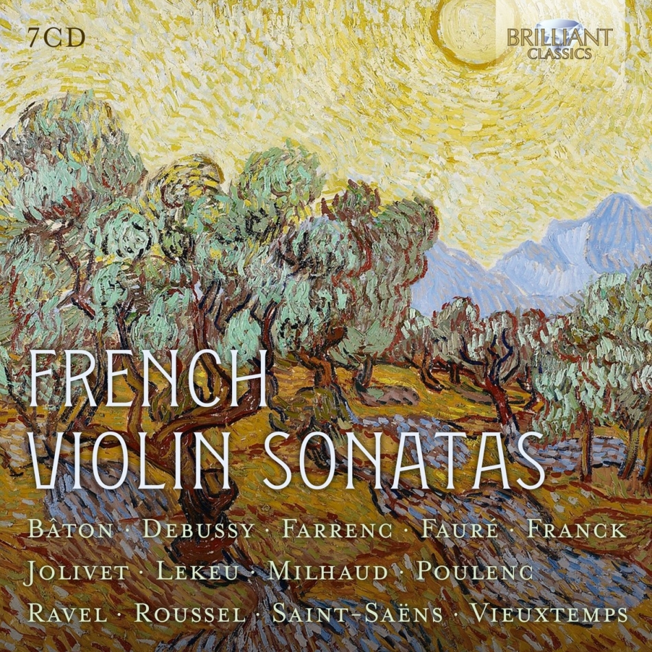 Krysia Osostowicz, Mauro Tortorelli, Kristof Barati, René-Emmanuel Baton (1879-1940), Claude Debussy (1862-1918), … - French Violin Sonatas 7 CDs