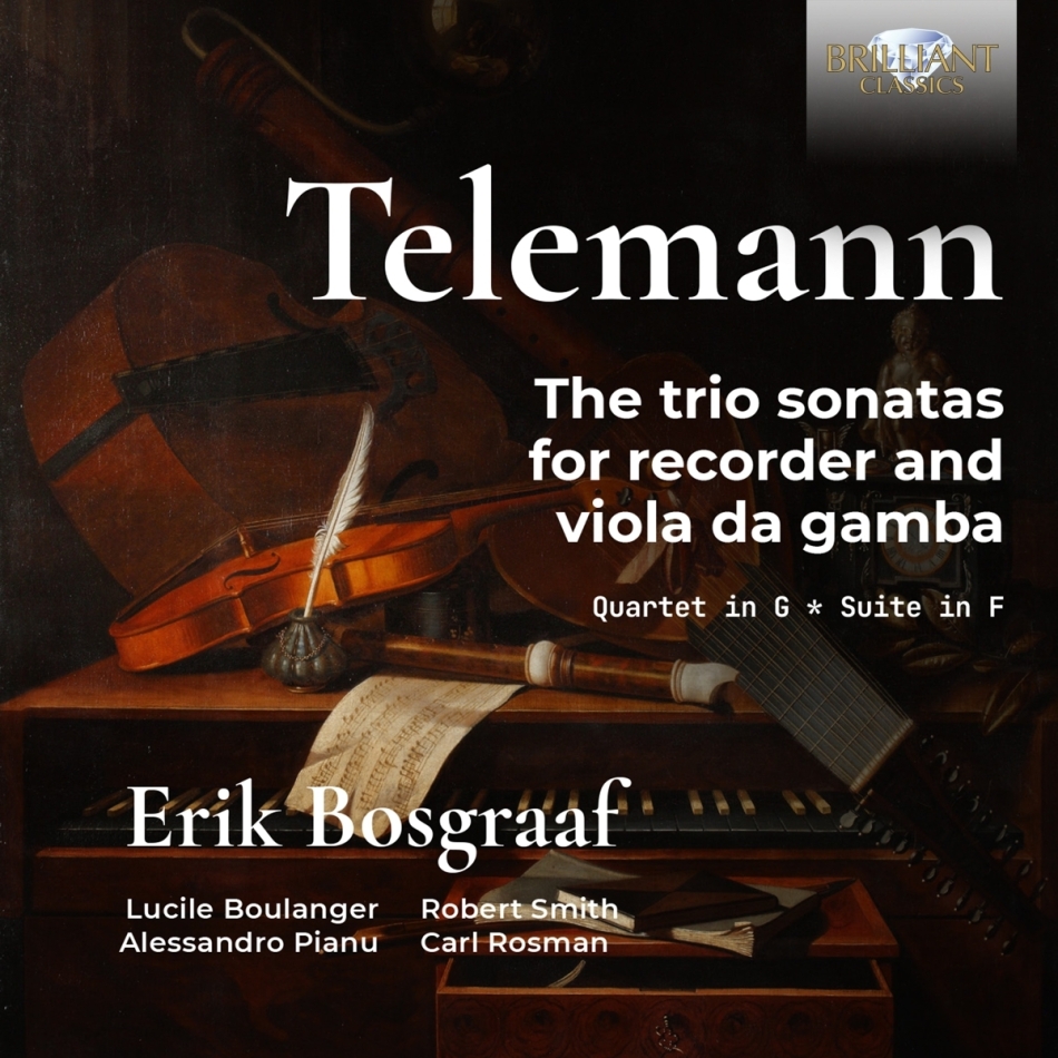 Lucile Boulanger, Robert Smith, Alessandro Pianu, Carl Rosman, … - The Trio Sonatas For Recorder And Viola Da Gamba