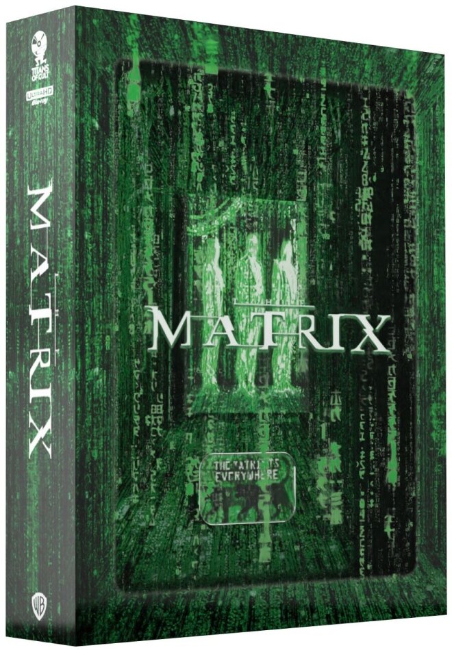 Matrix (1999) Titans of Cult, + Goodies, Édition Limitée, Steelbook, 4K Ultra HD + 2 Blu-ray
