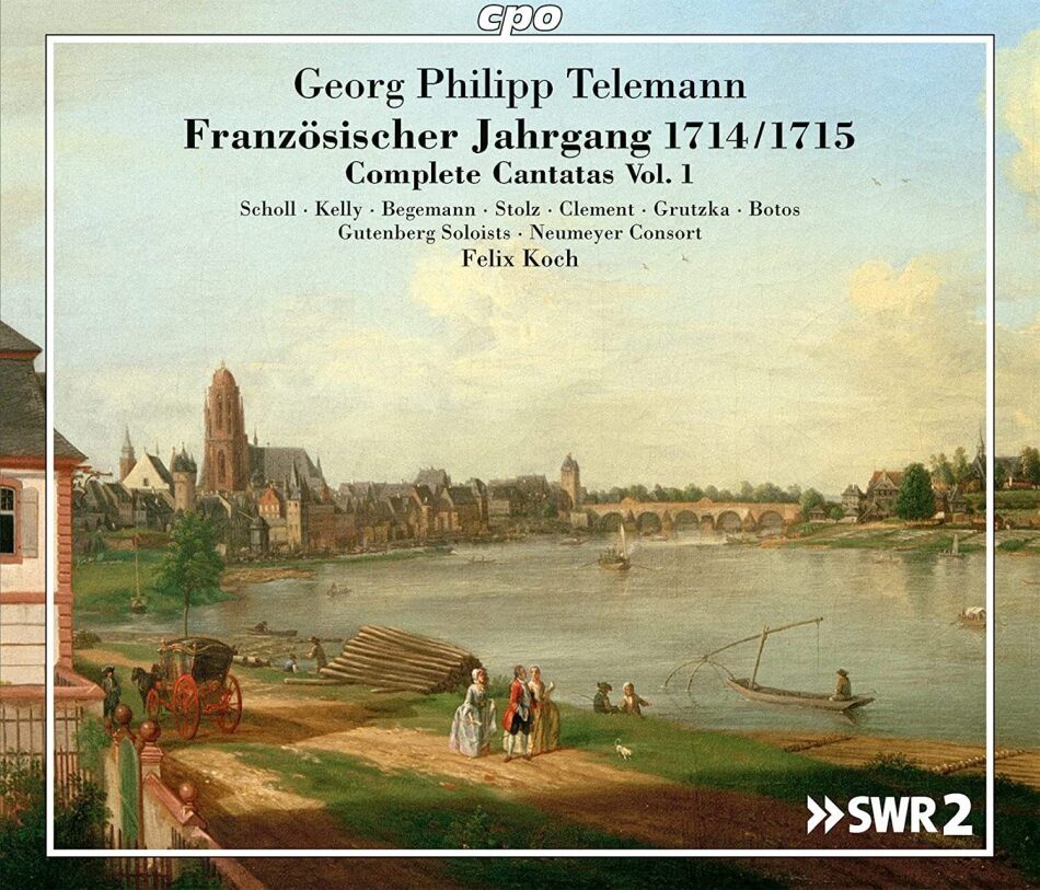 Elisabeth Scholl, Gutenberg Soloists, Neumeyer Consort, Georg Philipp Telemann (1681-1767) & Felix Koch - Kantaten - Französicher Jahrgang Vol. 1 2 CDs