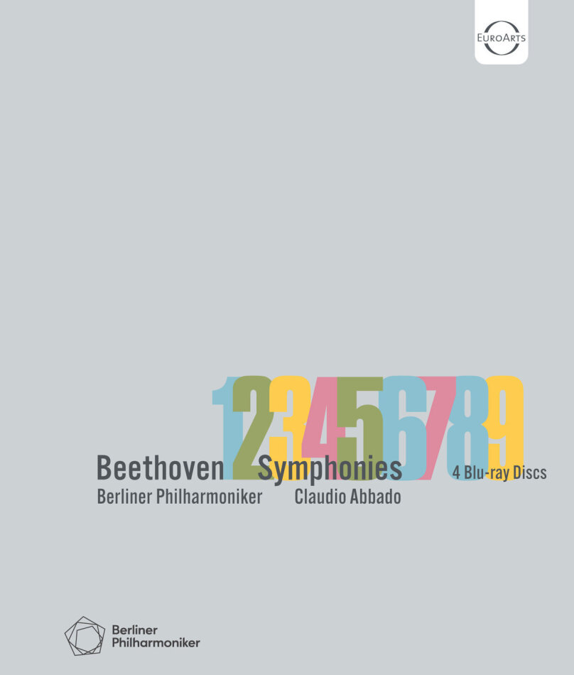 Claudio Abbado & Berliner Philharmoniker - Sinfonien 1-9 4 Blu-rays