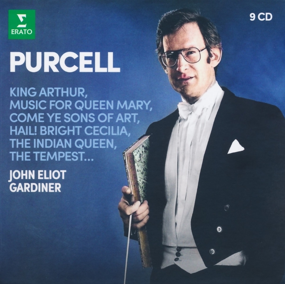 John Eliot Gardiner, Henry Purcell (1659-1695), English Baroque Soloists, Monteverdi Orchestra & Monteverdi Choir - King Arthur/Music For Queen Mary/Come Ye Sons Of Art 9 CDs