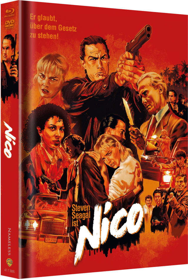 Nico (1988) Cover B, Limited Edition, Mediabook, Uncut, Blu-ray + DVD