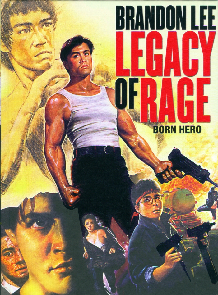 Legacy of Rage - Born Hero (1986) Cover A, Limited Edition, Mediabook, Blu-ray + DVD