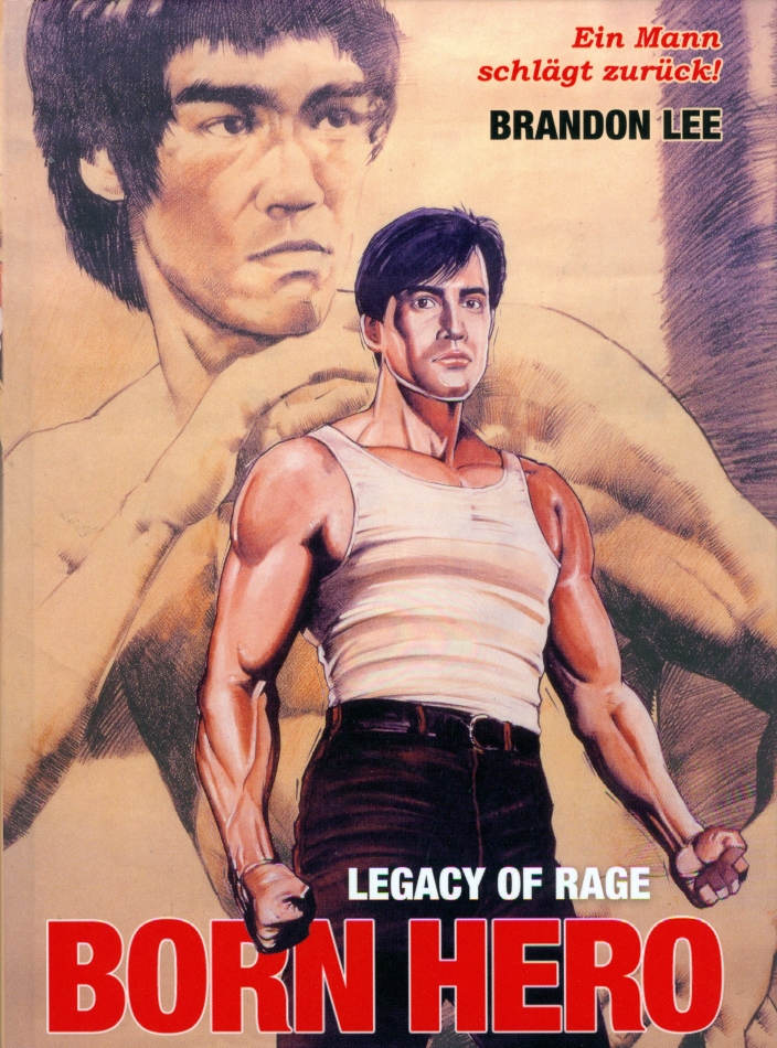 Born Hero - Legacy of Rage (1986) Cover C, Édition Limitée, Mediabook, Blu-ray + DVD