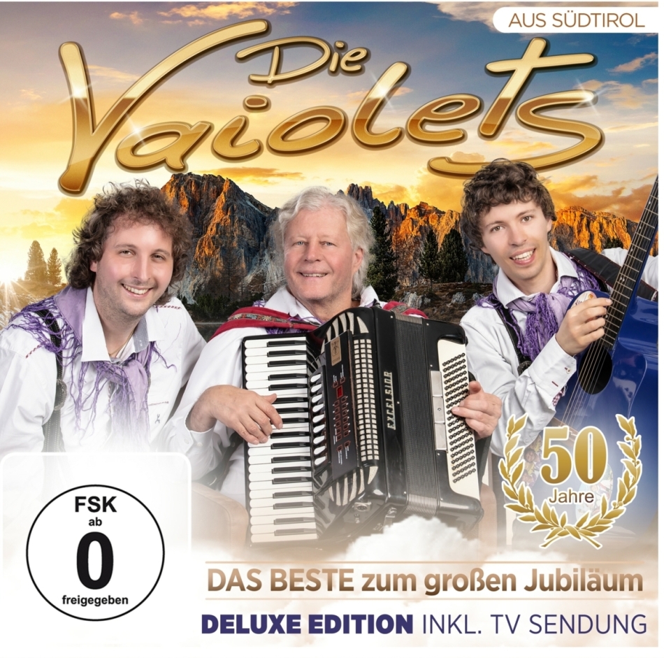 Die Vaiolets - Das Beste zum großen Jubiläum Deluxe Edition, CD + DVD