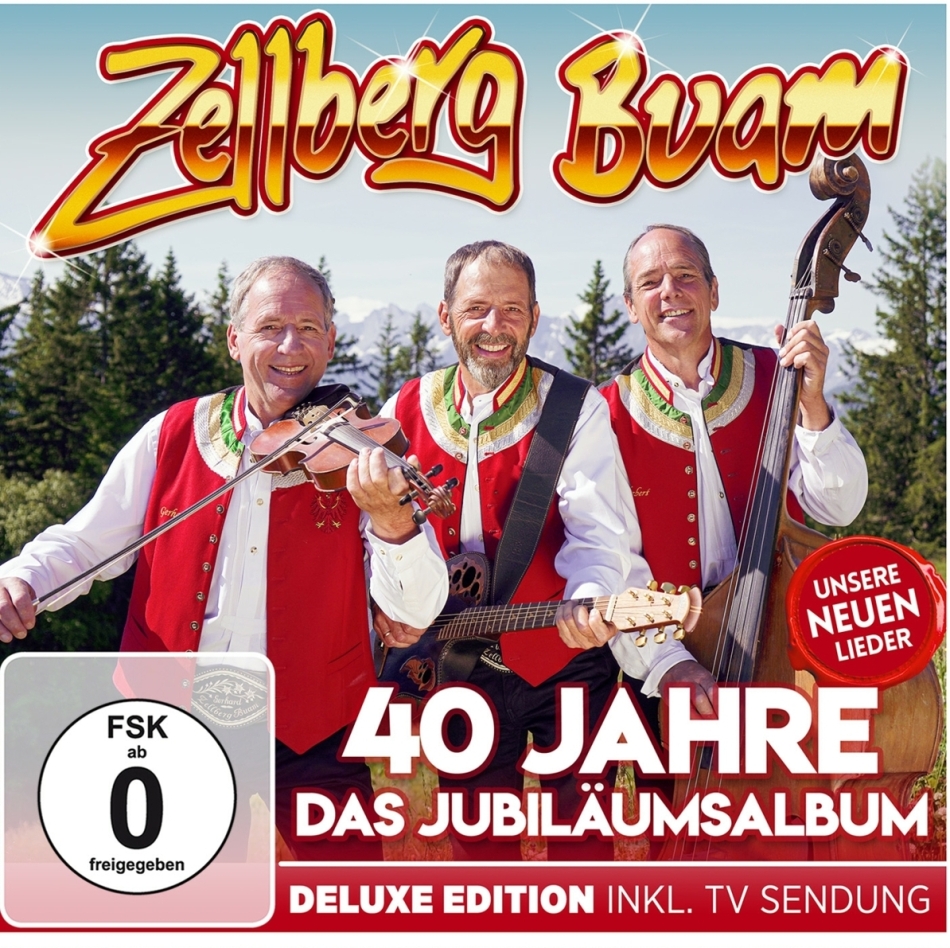 Zellberg Buam - 40 Jahre - Das Jubiläumsalbum Deluxe Edition, CD + DVD