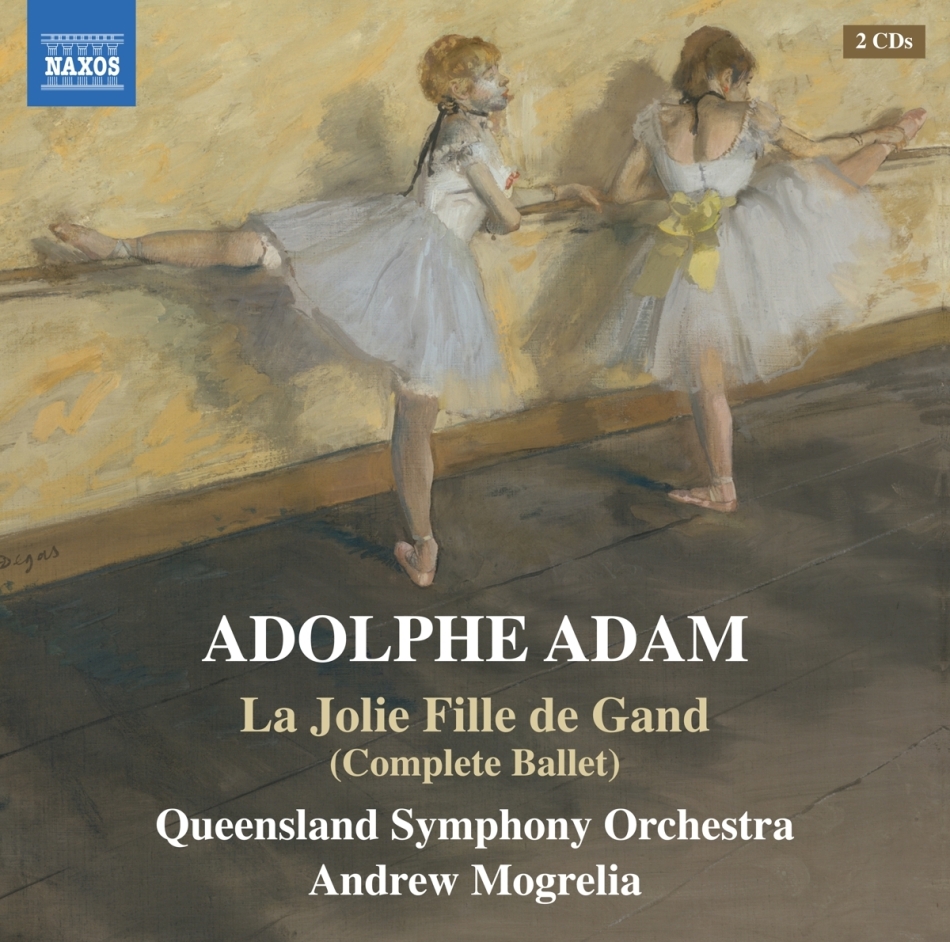 Adolphe Adam (1803-1856), Andrew Mogrelia & Queensland Symphony Orchestra - La Jolie Fille De Gand - Complete Ballet 2 CDs
