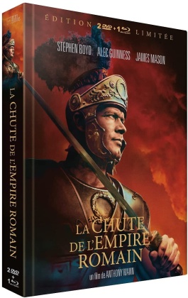 La chute de l'empire romain (1964) (Édition Limitée, Mediabook, Blu-ray + 2 DVD)