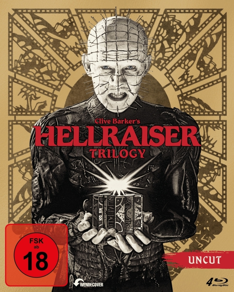 Hellraiser Trilogy Uncut, 4 Blu-rays