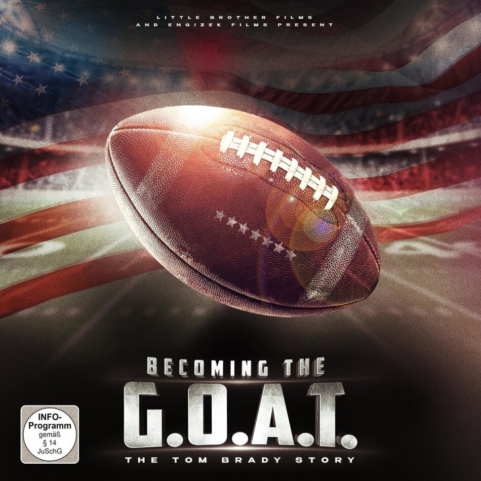 Becoming the G.O.A.T. - Die Tom Brady Story (2021) T-Shirt Size L, Limited Edition, 2 Blu-rays