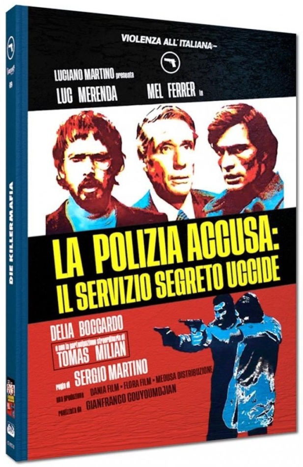 Die Killermafia (1975) Cover D, Violenza All'Italiana Collection, Limited Edition, Mediabook, Blu-ray + DVD