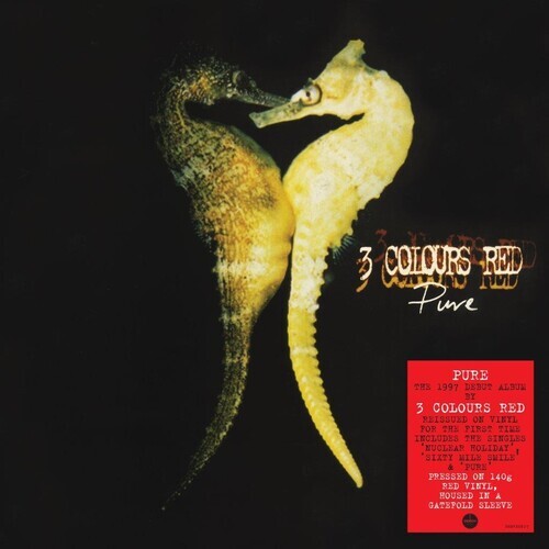 3 Colours Red - Pure 2022 Reissue, 140 Gramm, Demon Records, Red Vinyl, LP
