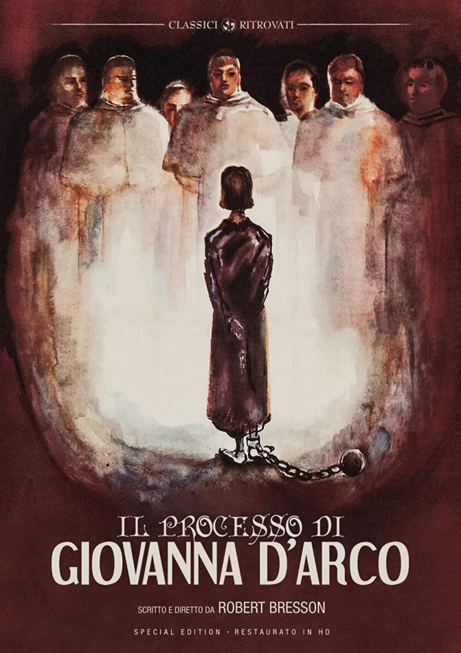 Il processo di Giovanna d'Arco (1962) Classici Ritrovati, restaurato in HD, b/w, Special Edition