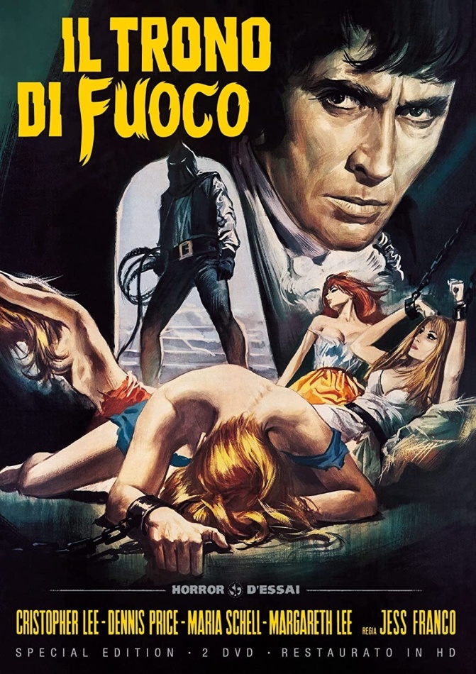 Il trono di fuoco (1970) Horror d'Essai, Restaurato in HD, Edizione Speciale, 2 DVD