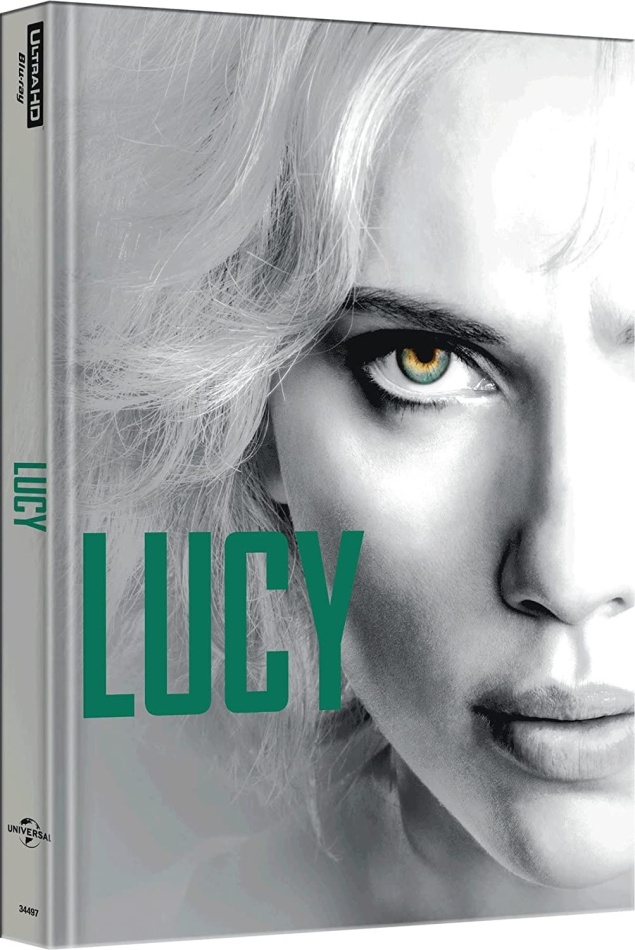 Lucy (2014) Cover B, Limited Edition, Mediabook, 4K Ultra HD + Blu-ray