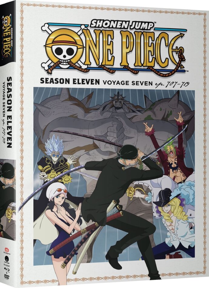 One Piece - Season 11: Voyage 7 - Episodes 707-719 Uncut, 2 Blu-ray + 2 DVD