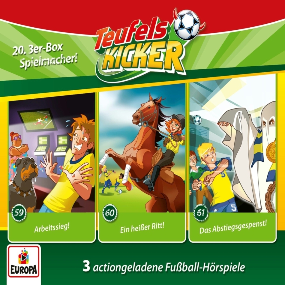 Teufelskicker - 20/3er Box (Folgen 59,60,61) 3 CD