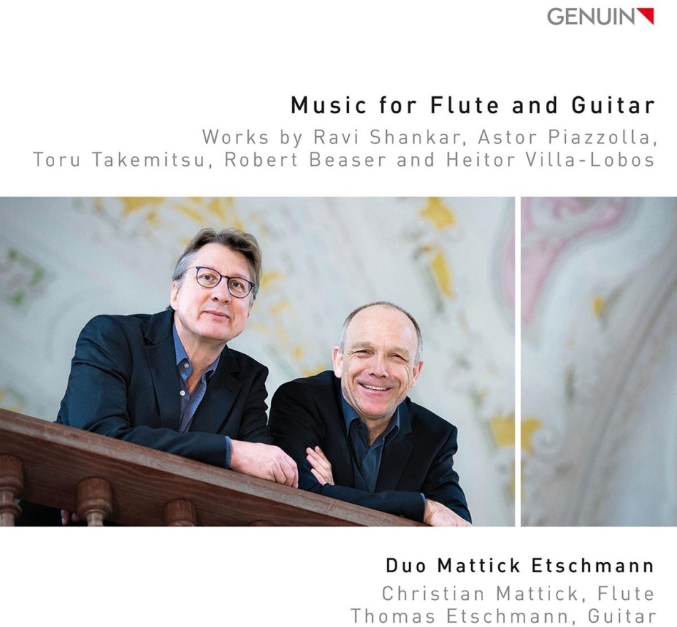 Ravi Shankar, Astor Piazzolla (1921-1992), Toru Takemitsu (1930-1996), Robert Beaser (*1954), … - Music For Flute & Guitar
