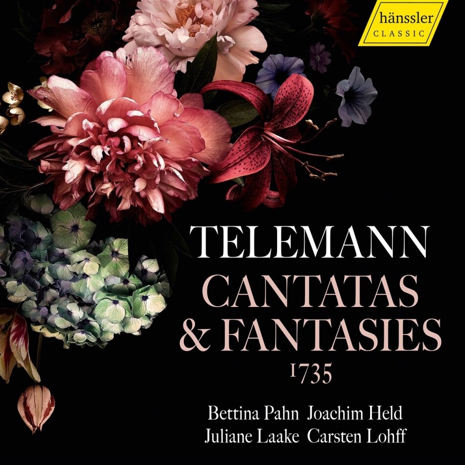 Bettina Pahn, Joachim Held, Juliane Laake, Carsten Lohff & Georg Philipp Telemann (1681-1767) - Cantatas & Fantasias 1735
