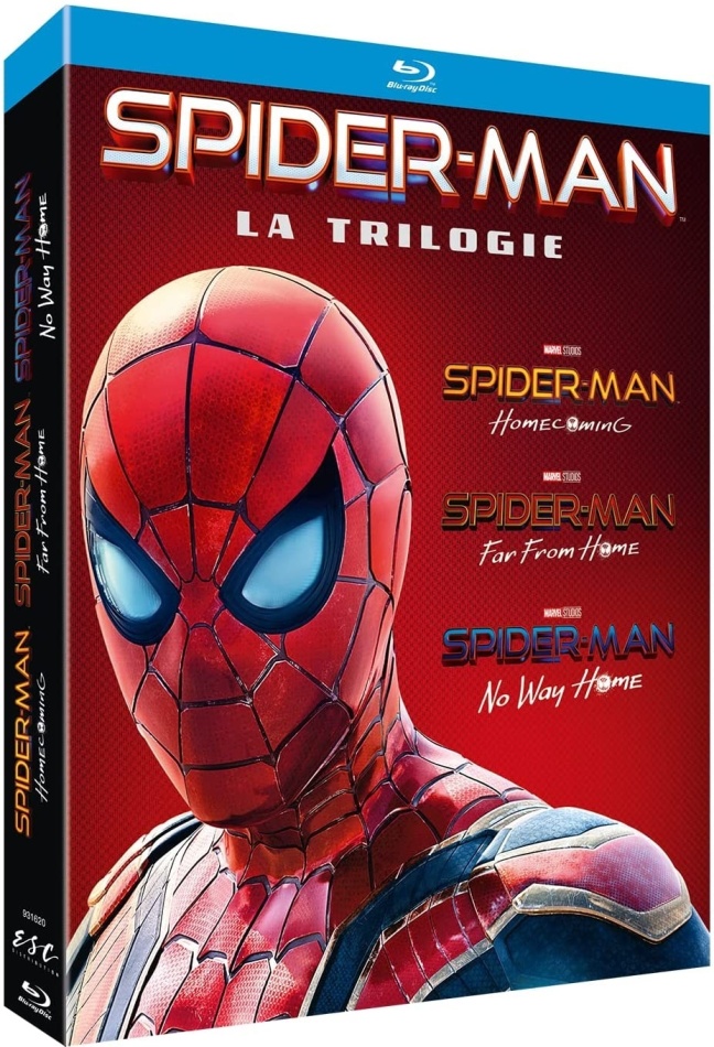 Spider-Man: La Trilogie - Spider-Man: Homecoming / Spider-Man: Far From Home / Spider-Man: No Way Home 3 Blu-ray