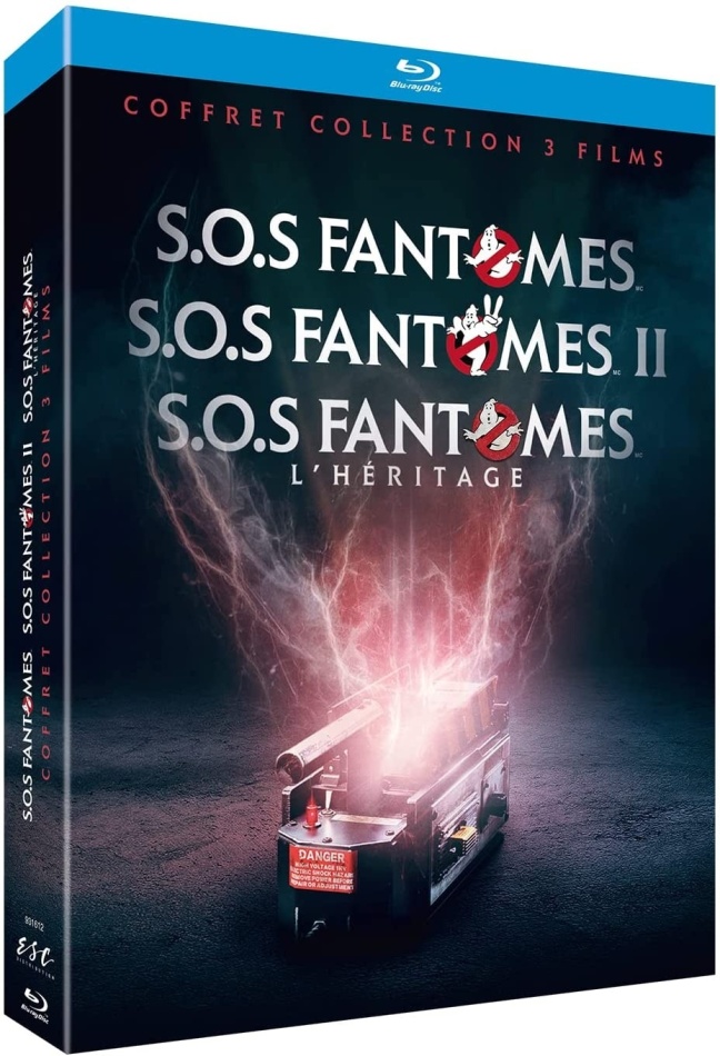 S.O.S Fantômes (1984) / S.O.S Fantômes 2 (1989) / S.O.S Fantômes: L'héritage (2021) - Coffret Collection 3 Films 3 Blu-ray