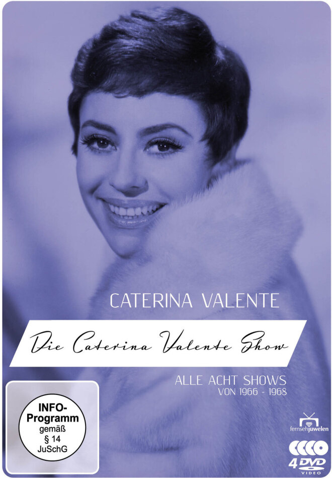 Die Caterina Valente Show - Die sieben ZDF-/AVRO-Shows von 1966-1968 Fernsehjuwelen, 4 DVDs