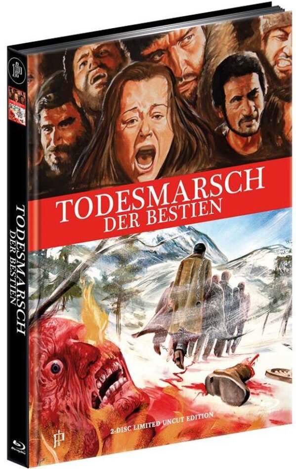 Todesmarsch der Bestien (1972) Wattiert, Edizione Limitata, Mediabook, Uncut, Blu-ray + DVD