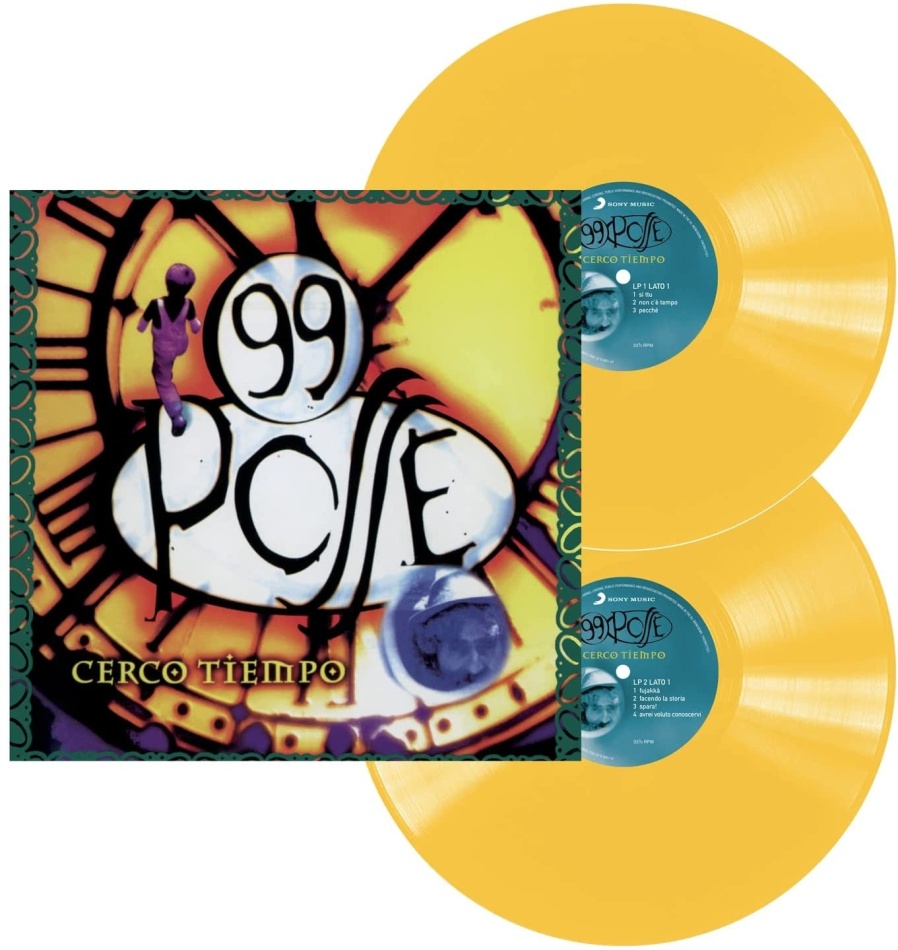 99 Posse - Cerco Tiepo Limited Edition, Yellow Vinyl, 2 LPs