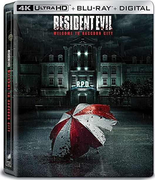 Resident Evil: Welcome To Raccoon City (2021) Edizione Limitata, Steelbook, 4K Ultra HD + Blu-ray