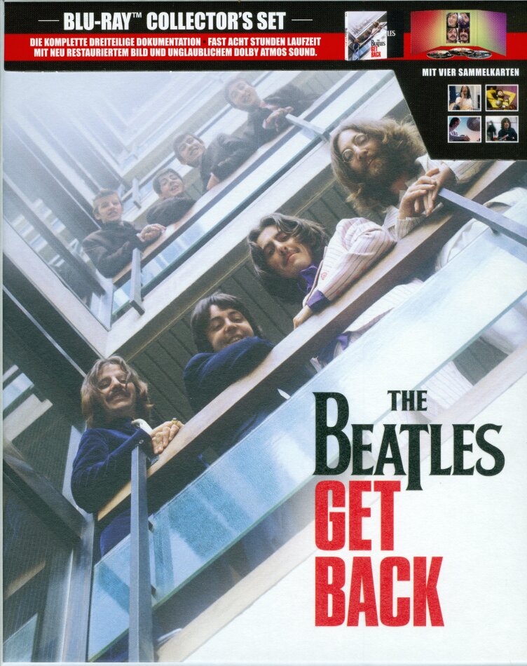 The Beatles: Get Back - Mini-Serie Slipcase, Digipack, Restored, Special Collector's Edition, 3 Blu-rays