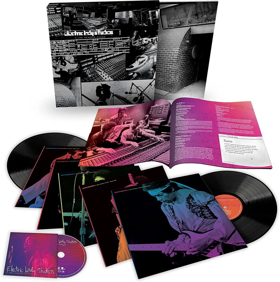 Jimi Hendrix - Electric Lady Studios: A Jimi Hendrix Vision Oversize Item Split, 5 LPs + Blu-ray