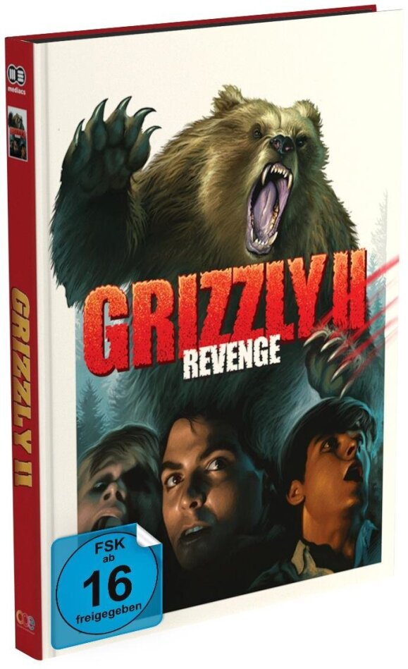 Grizzly 2 - Revenge (1983) Cover C, Limited Edition, Mediabook, Uncut, Blu-ray + DVD