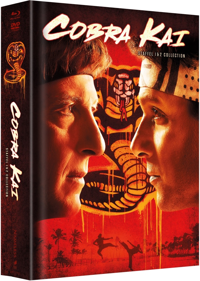 Cobra Kai - Staffel 1 & 2 Collection Limited Edition, Mediabook, 4 Blu-rays + 4 DVDs